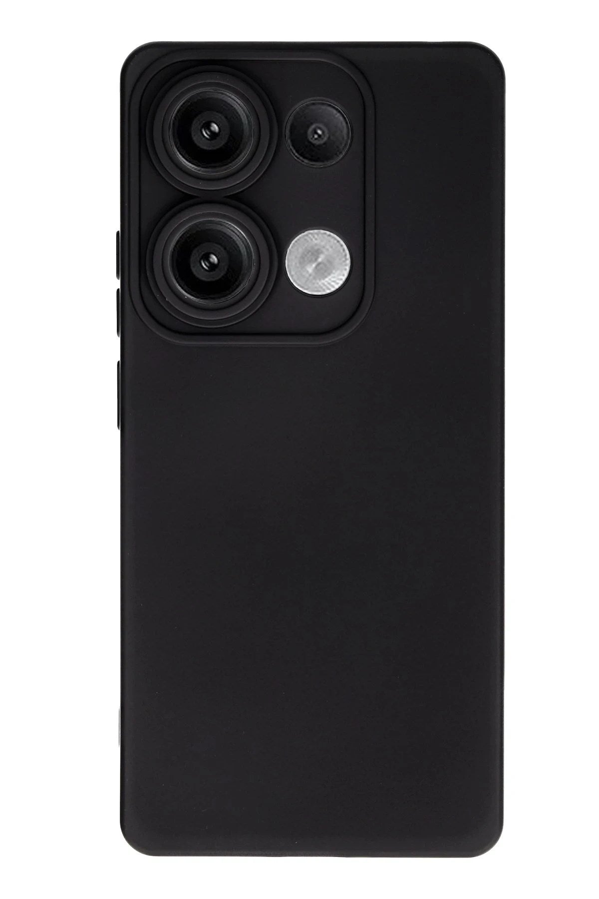 Mey İthalat® Redmi Note 13 Pro 4G Kılıf Nano içi Kadife Silikon - Siyah