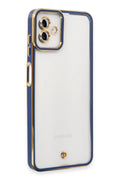 Mey İthalat® Samsung Galaxy A04 Kılıf Liva Lens Silikon - Mavi