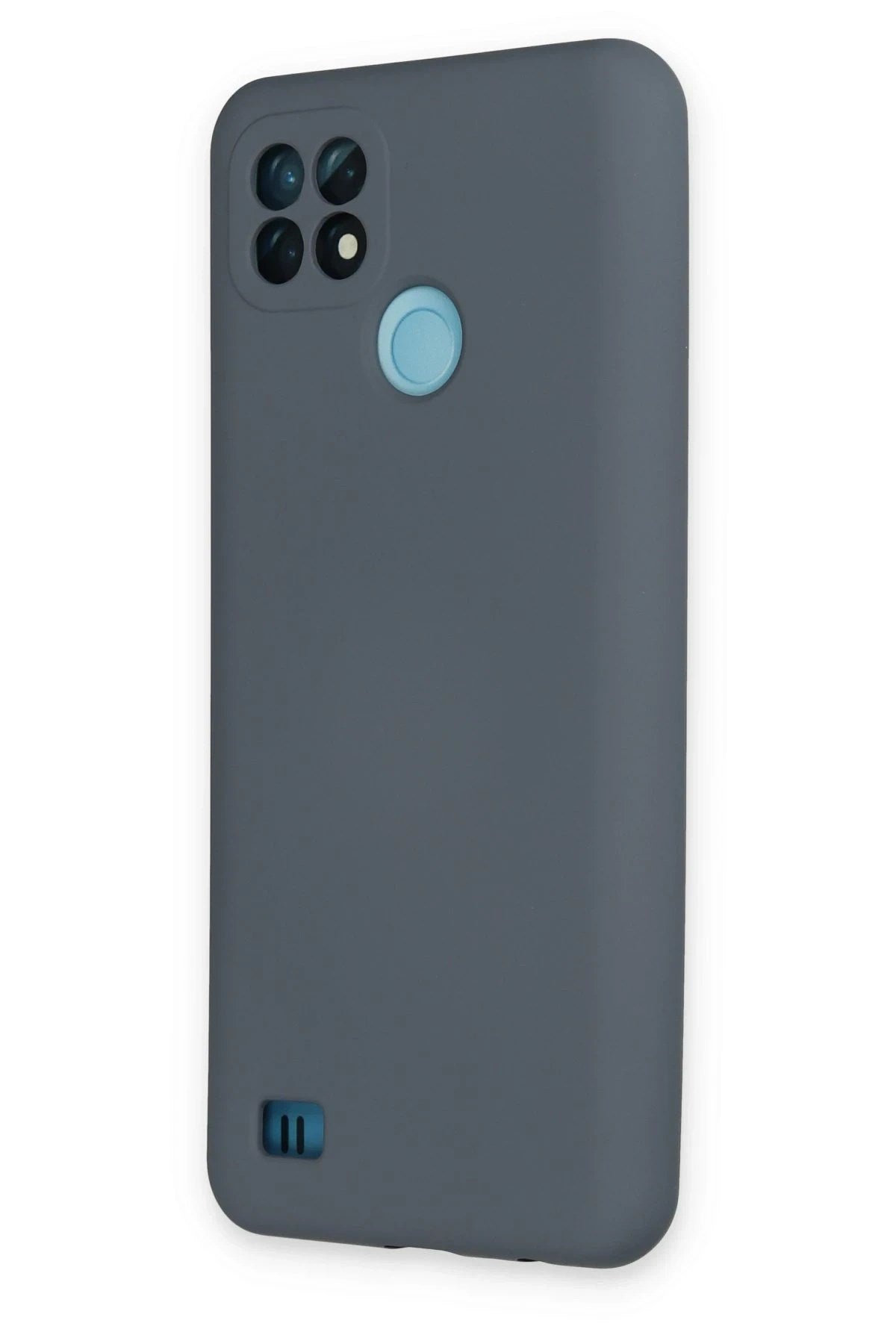Mey İthalat® Realme C21 Kılıf Nano içi Kadife Silikon - Gri