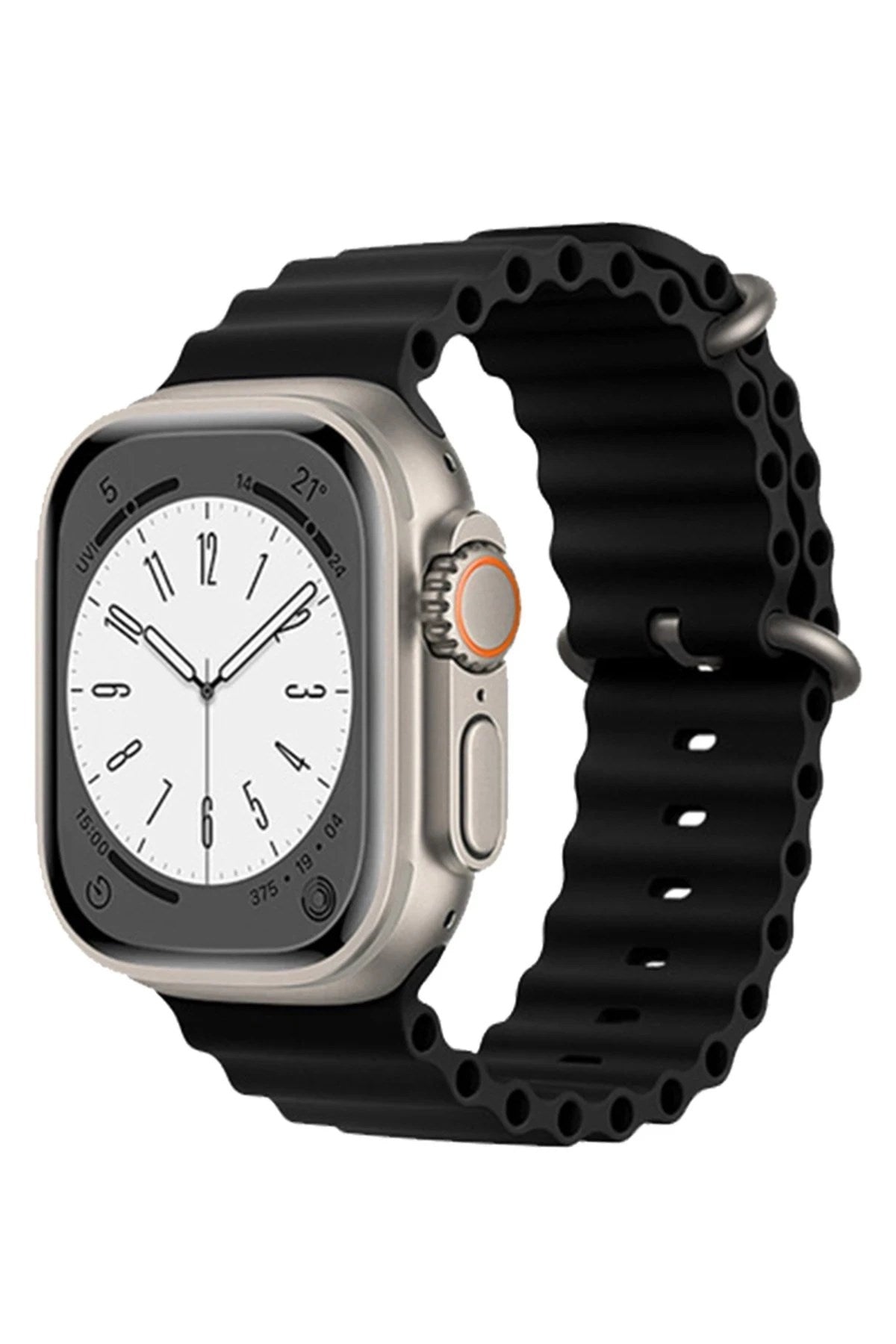 Mey İthalat® Watch 38mm Ocean Kordon - Siyah