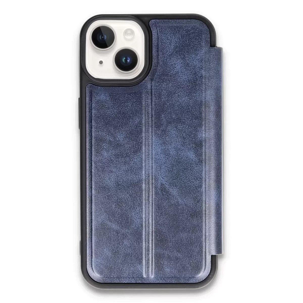 Mey İthalat® iPhone 14 Kılıf Flip Cover - Lacivert