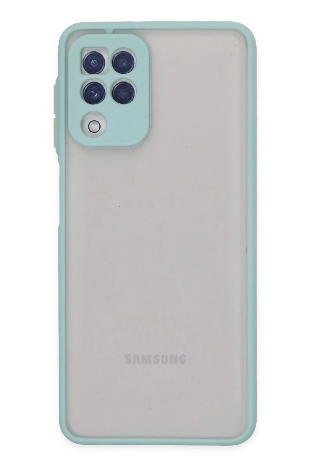 Mey İthalat® Samsung Galaxy A22 Kılıf Montreal Silikon Kapak - Turkuaz