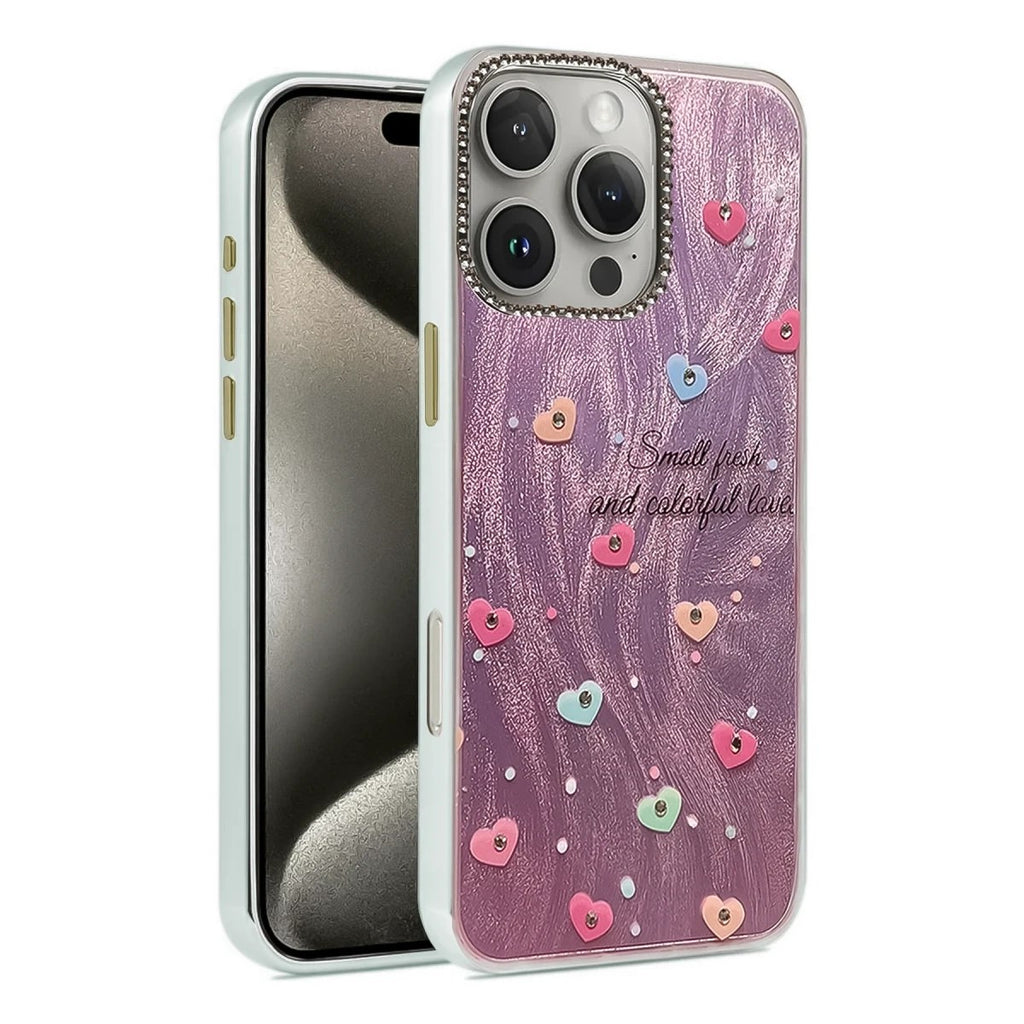 Mey İthalat® iPhone 16 Pro Max Kılıf Blade Aynalı Desenli Kapak - Desen 8