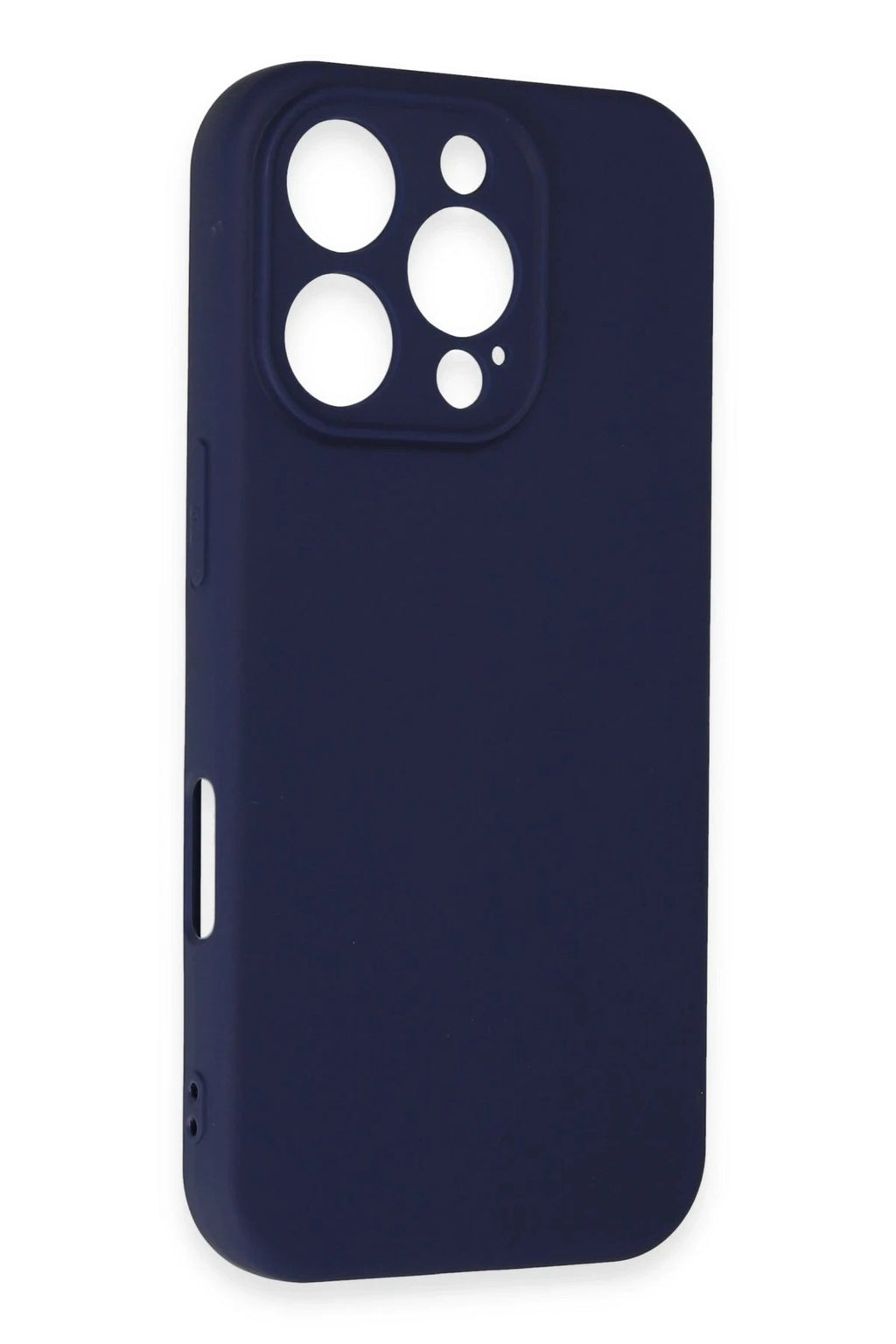 Mey İthalat® iPhone 16 Pro Kılıf First Silikon - Lacivert