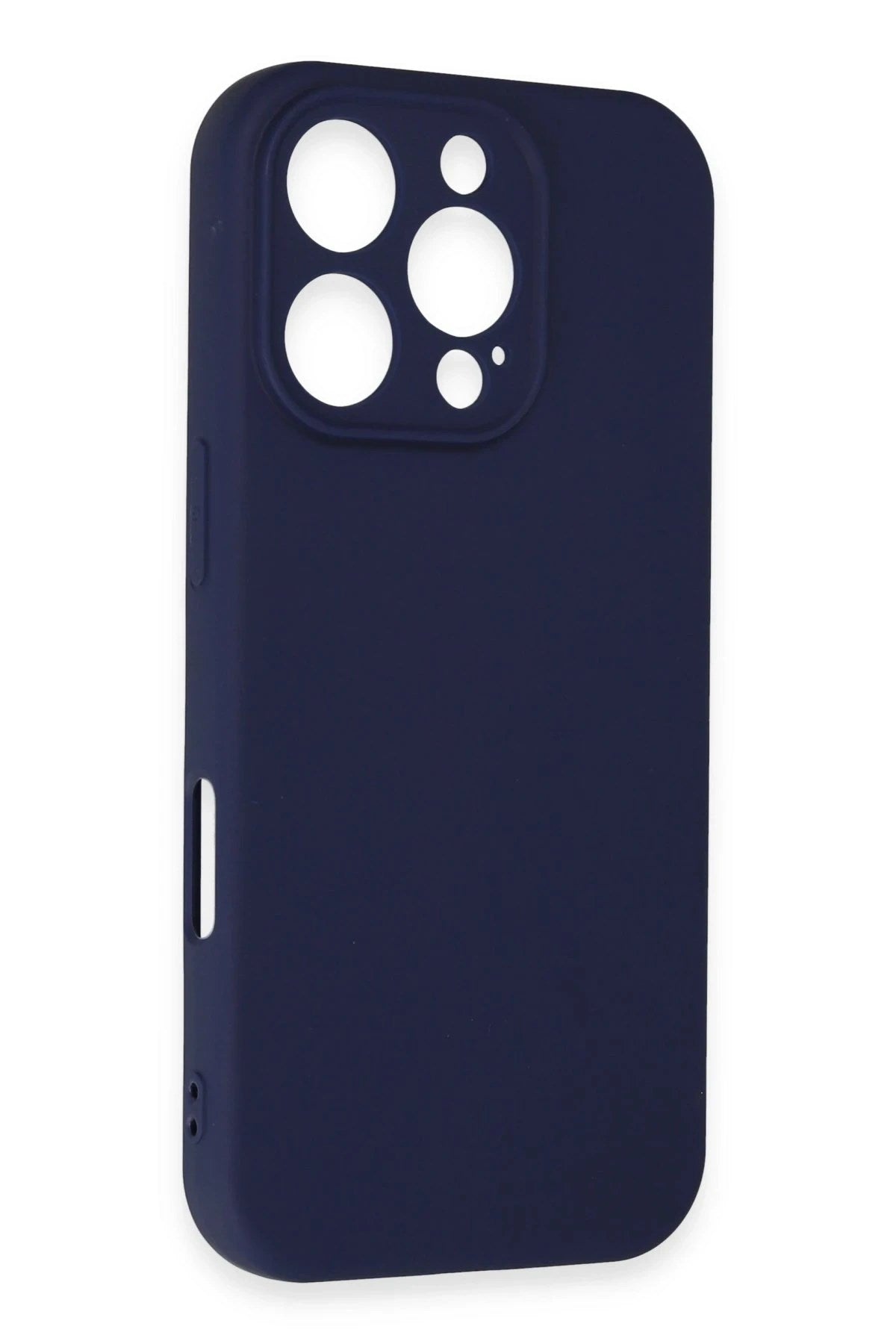 Mey İthalat® iPhone 16 Pro Kılıf First Silikon - Lacivert
