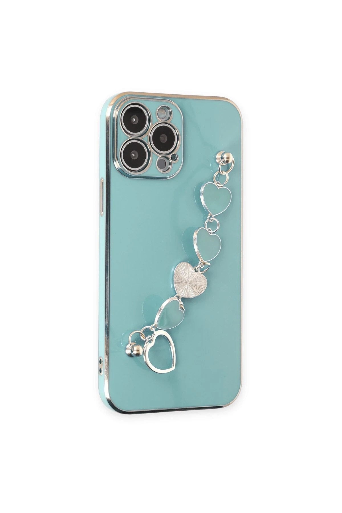 Mey İthalat® iPhone 14 Pro Kılıf Esila Silikon - Su Yeşili