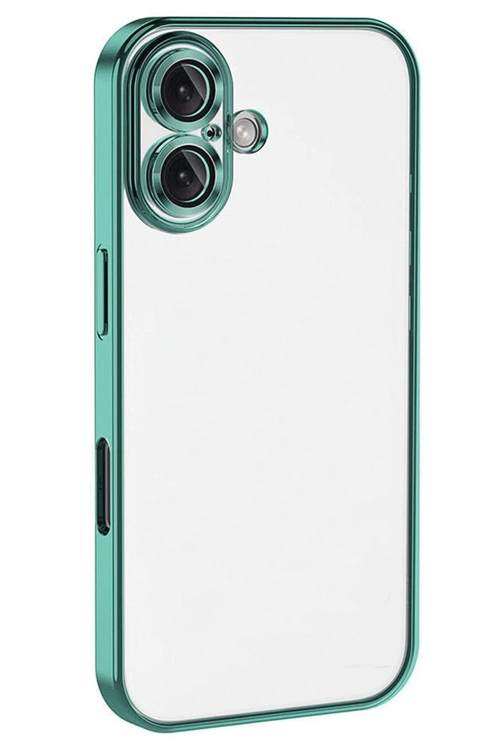 Mey İthalat® iPhone 16 Plus Kılıf Lensli Silikon - Turkuaz