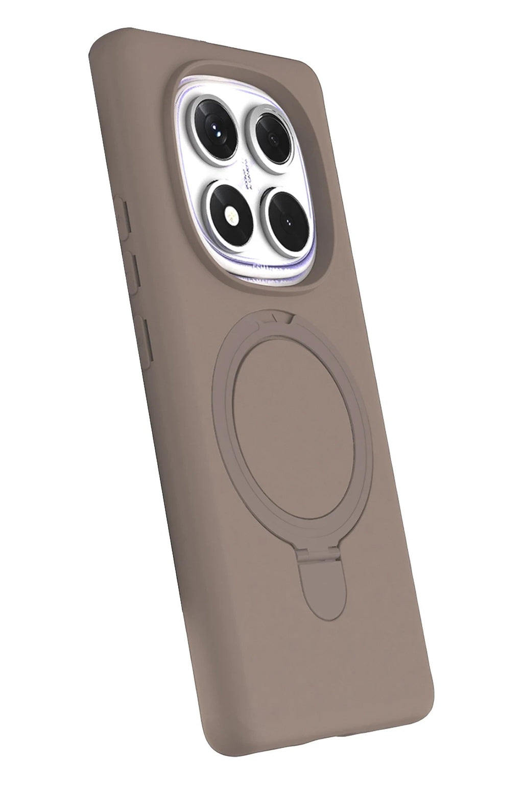 Mey İthalat® Redmi Note 14 Pro 5G Regal Magsafe Standlı Kapak - Çöl Titanyum