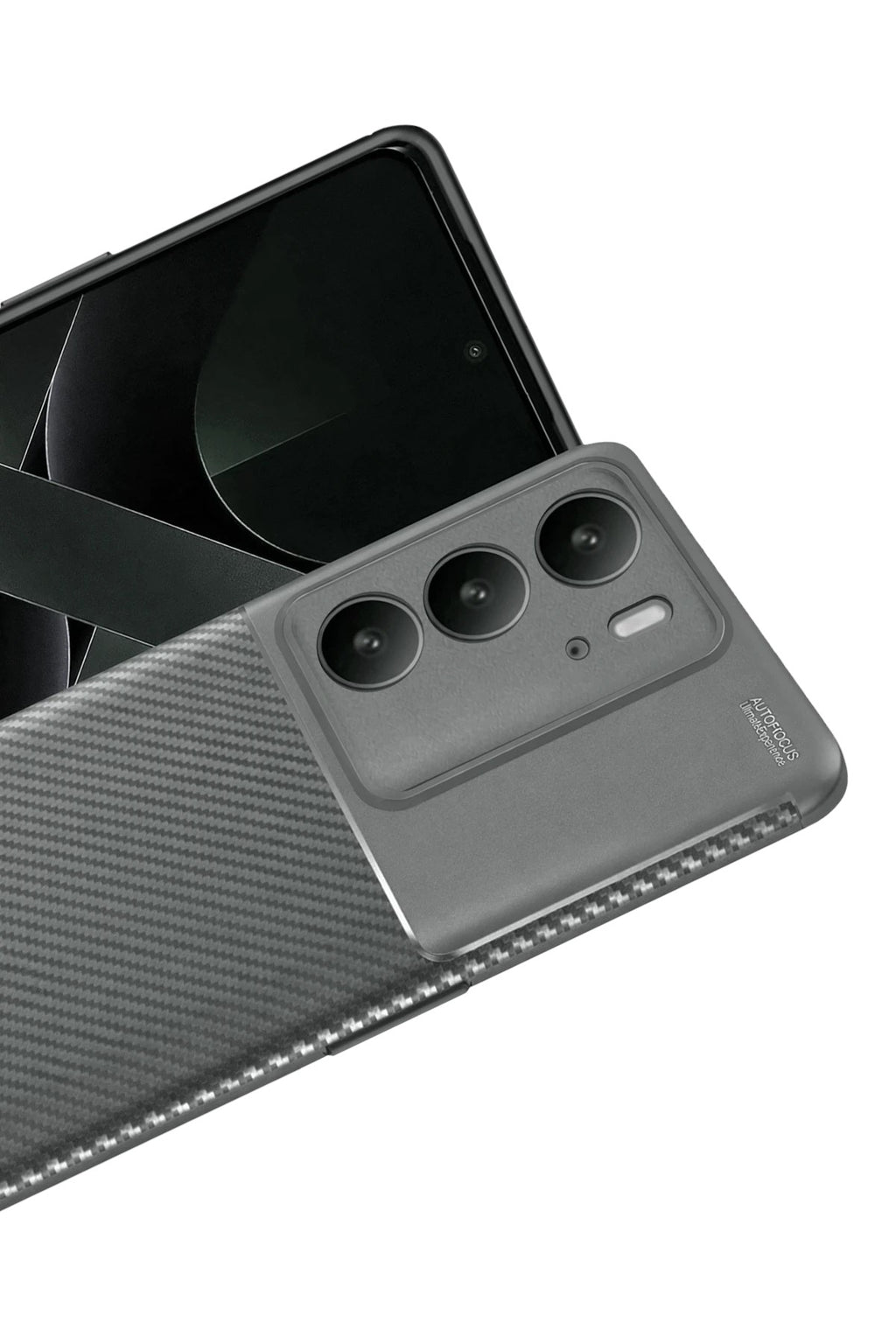 Mey İthalat® Realme C75 4G Auto Focus Karbon Kapak - Gri