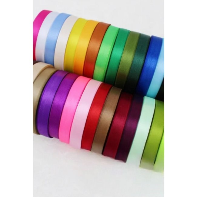 Saten Kurdele 1 Cm 10 Metre Vizon