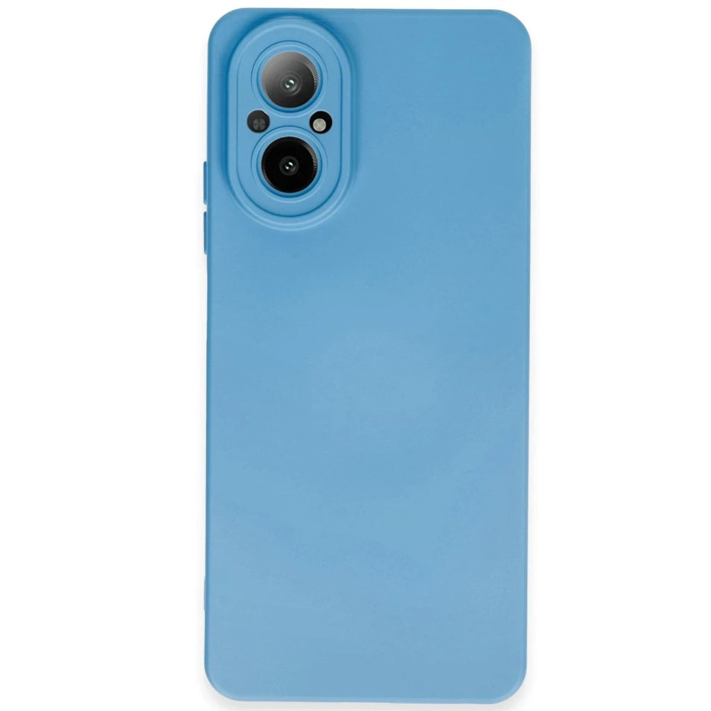 Mey İthalat® Realme 12 Lite Kılıf Nano içi Kadife Silikon - Mavi