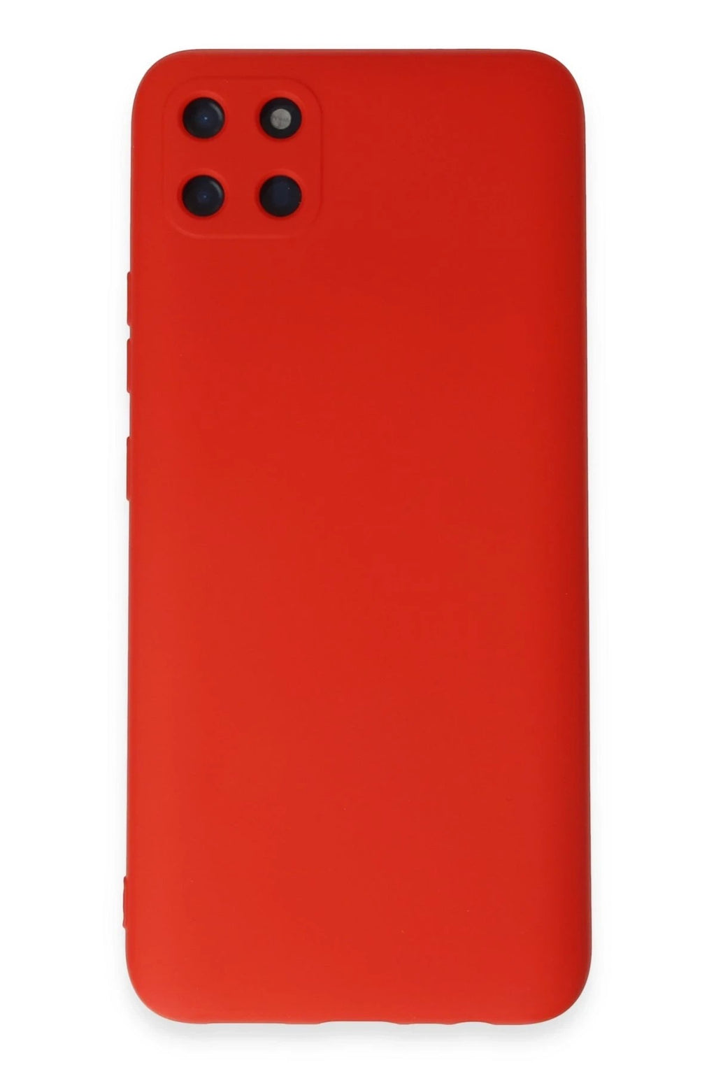 Mey İthalat® Realme C11 Kılıf Nano içi Kadife Silikon - Kırmızı