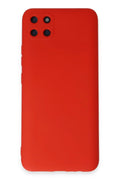 Mey İthalat® Realme C11 Kılıf Nano içi Kadife Silikon - Kırmızı