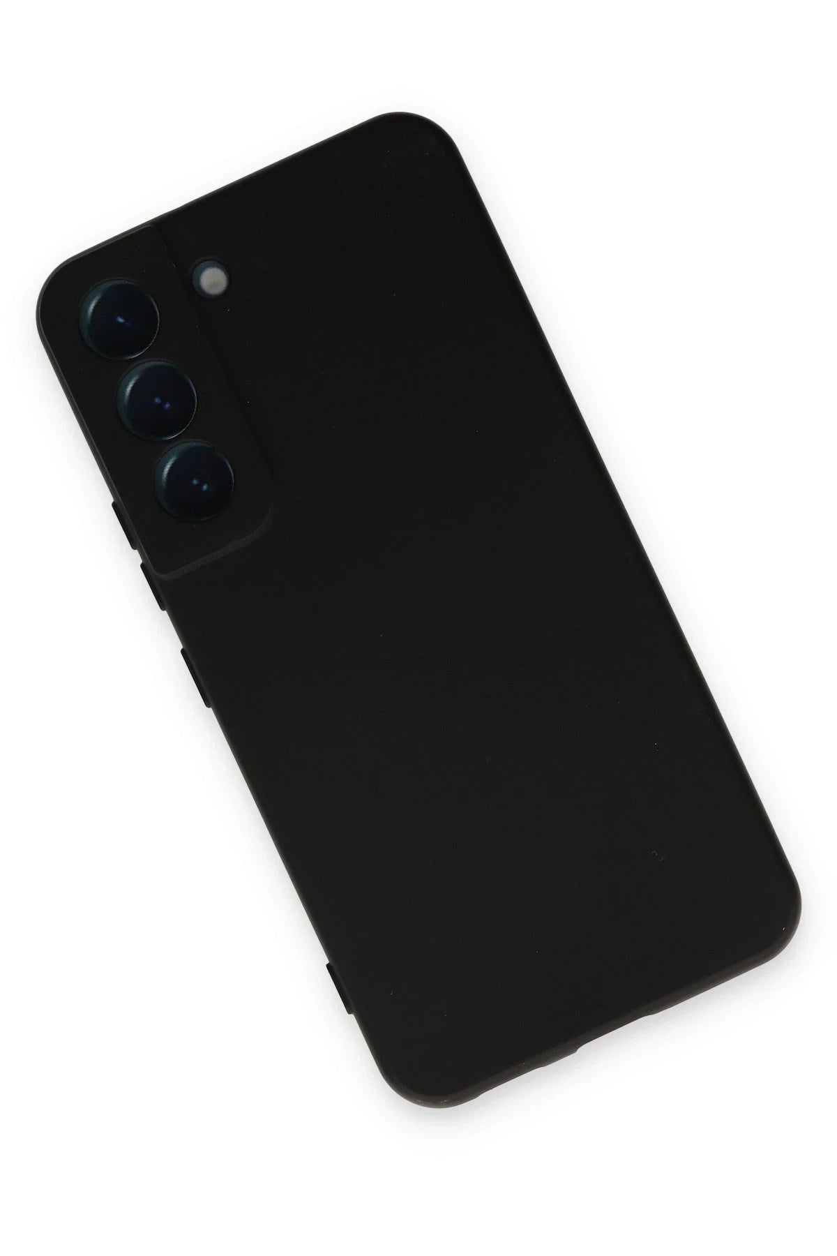Mey İthalat® Samsung Galaxy S22 Kılıf Nano içi Kadife Silikon - Siyah