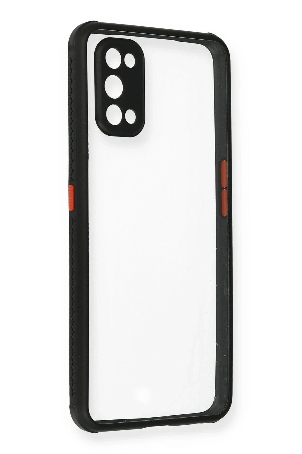 Mey İthalat® Realme 7 Pro Kılıf Miami Şeffaf Silikon - Siyah