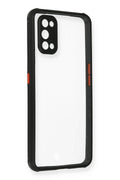 Mey İthalat® Realme 7 Pro Kılıf Miami Şeffaf Silikon - Siyah
