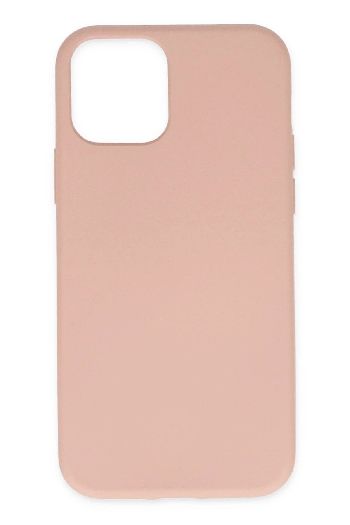 Mey İthalat® iPhone 11 Pro Max Kılıf Nano içi Kadife Silikon - Pudra