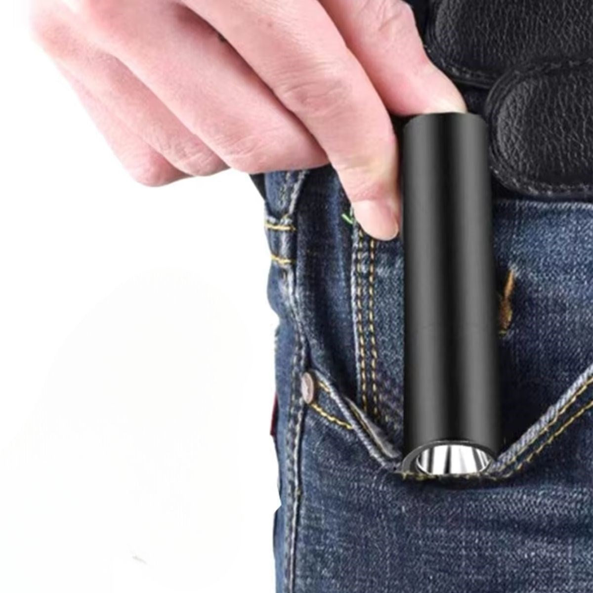 Mini Cep Boy USB İle Şarj Olan Oje Kurutucu Sahte Para Kontol LED UV Mor Işık El Feneri