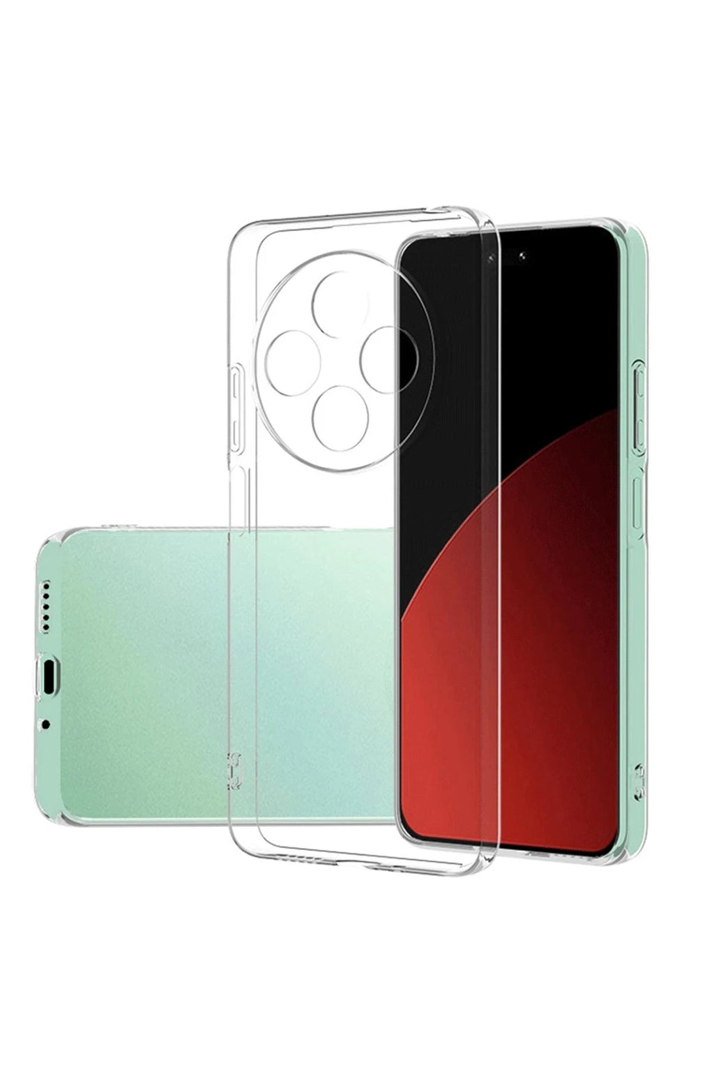 Mey İthalat® Redmi 14C Kılıf Lüx Şeffaf Silikon