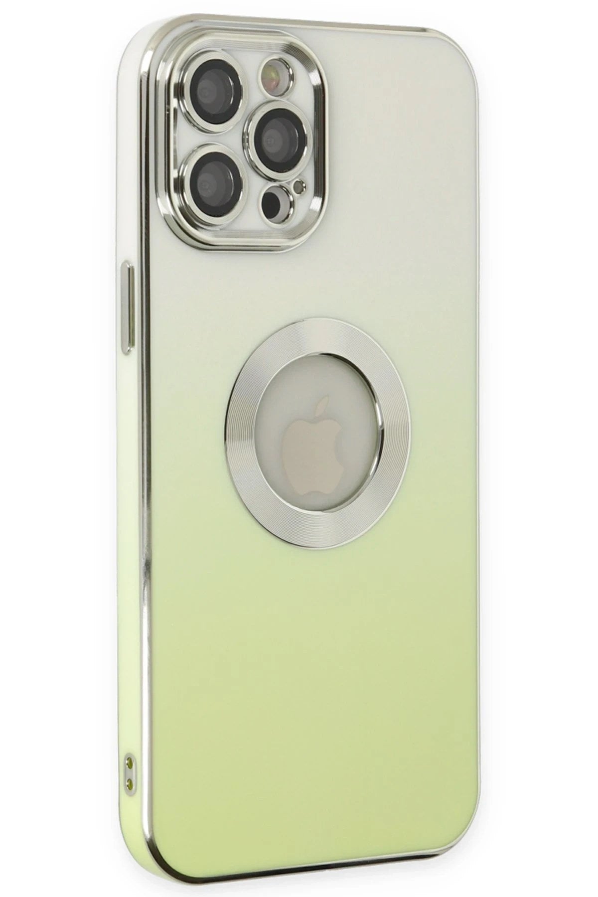 Mey İthalat® iPhone 12 Pro Max Kılıf Best Silikon - Yeşil
