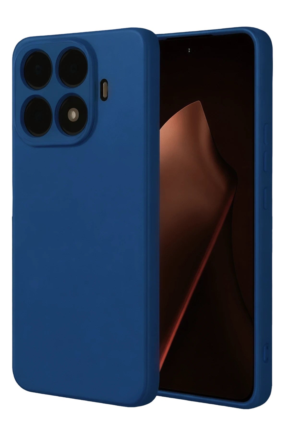 Mey İthalat® Mi 15T Pro Nano içi Kadife Silikon - Lacivert