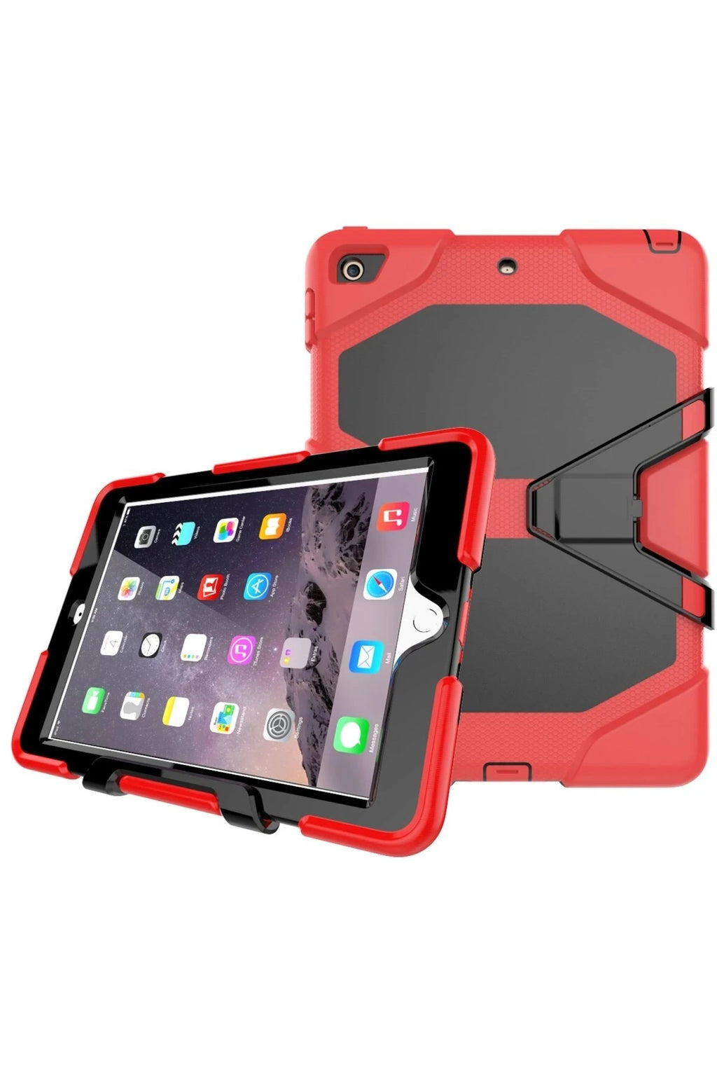 Mey İthalat® iPad 5 Air 9.7 Kılıf Griffin Tablet Kapak - Kırmızı