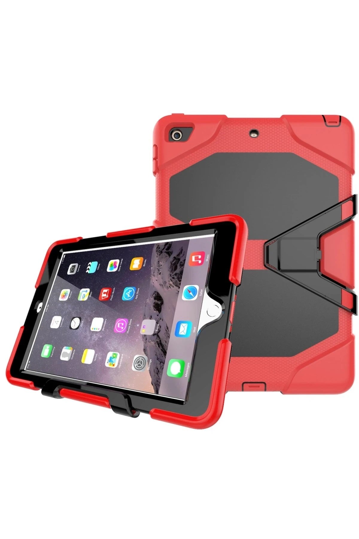 Mey İthalat® iPad 5 Air 9.7 Kılıf Griffin Tablet Kapak - Kırmızı