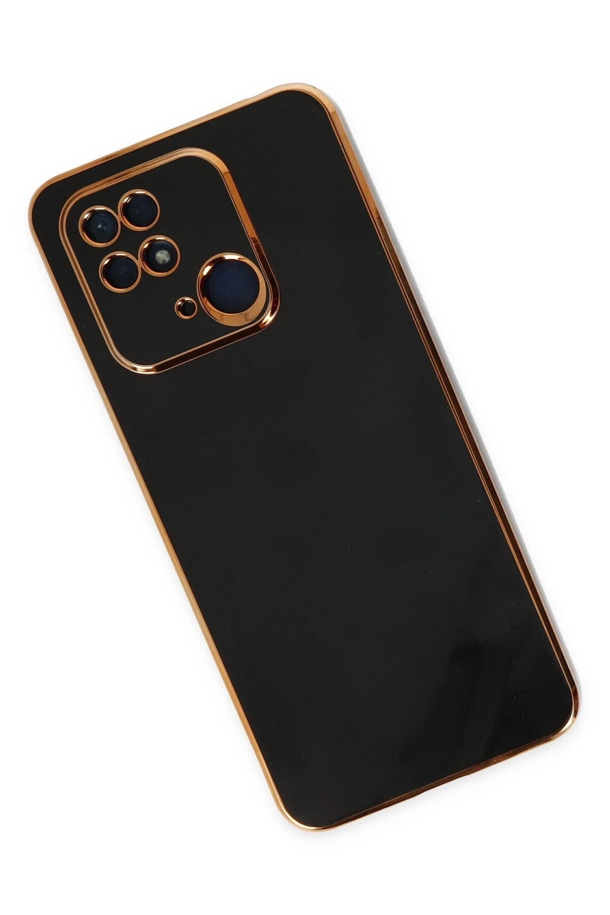 Mey İthalat® Redmi 10C Kılıf Volet Silikon - Siyah
