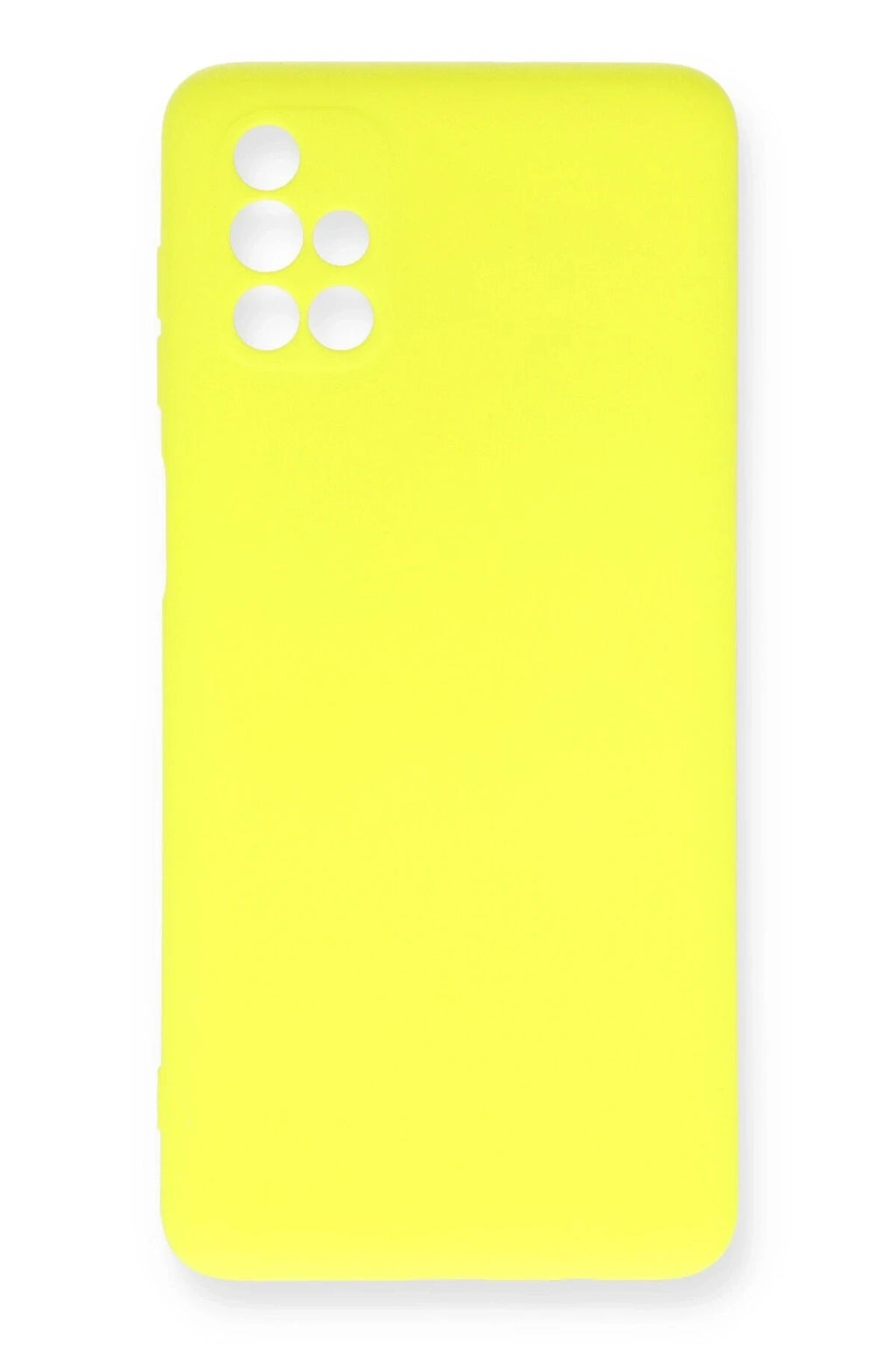 Mey İthalat® Samsung Galaxy M51 Kılıf Nano içi Kadife Silikon - Sarı