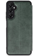 Mey İthalat® Samsung Galaxy A35 5G Kılıf Flip Cover - Koyu Yeşil