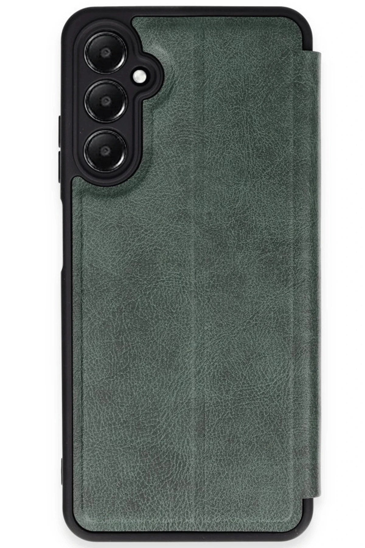 Mey İthalat® Samsung Galaxy A35 5G Kılıf Flip Cover - Koyu Yeşil