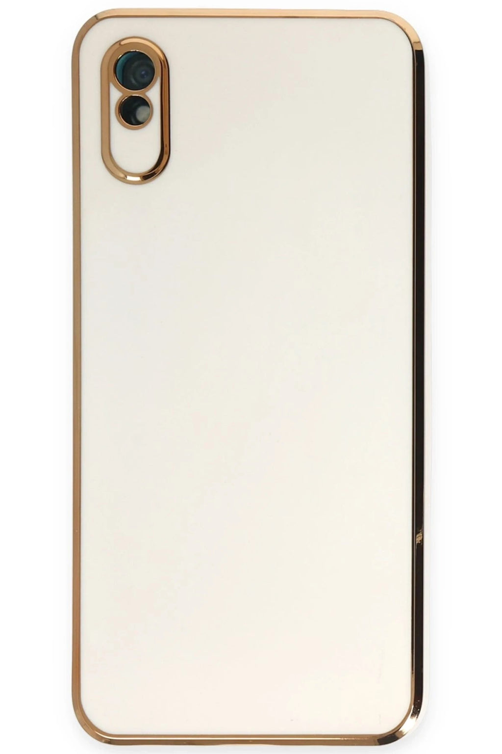 Mey İthalat® Redmi 9A Kılıf Volet Silikon - Beyaz