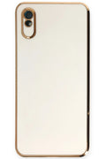 Mey İthalat® Redmi 9A Kılıf Volet Silikon - Beyaz