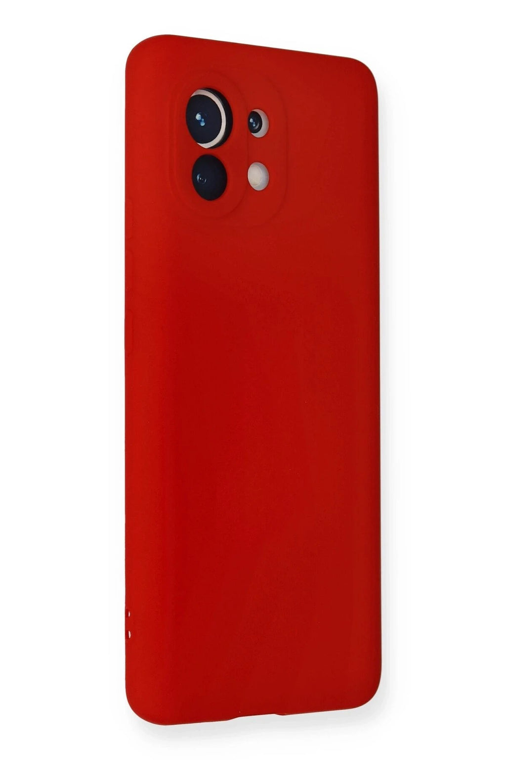 Mey İthalat® Mi 11 Kılıf Nano içi Kadife Silikon - Kırmızı
