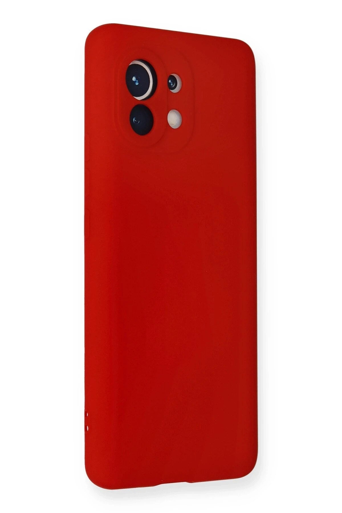 Mey İthalat® Mi 11 Kılıf Nano içi Kadife Silikon - Kırmızı