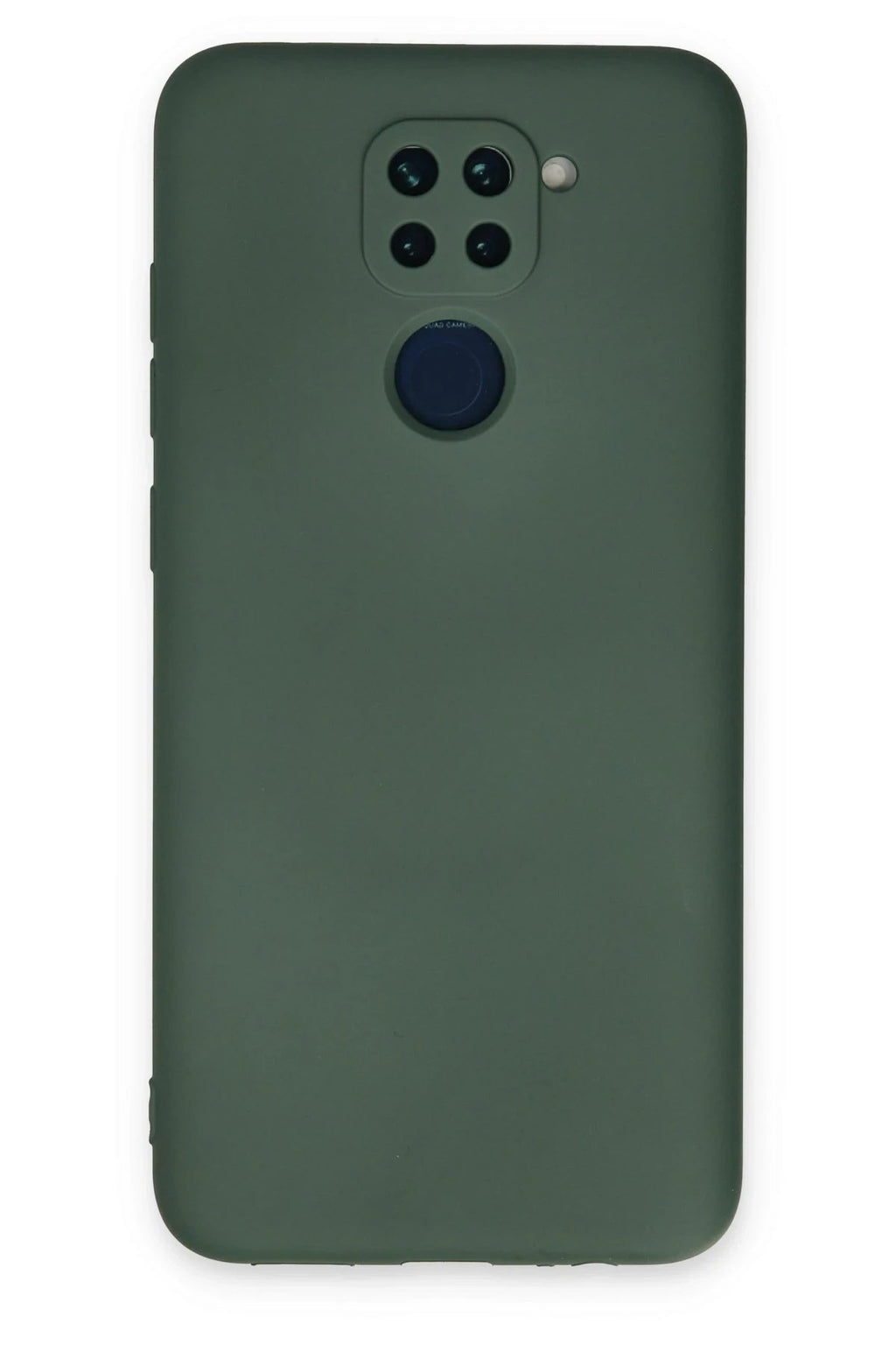 Mey İthalat® Redmi Note 9 Kılıf Nano içi Kadife Silikon - Koyu Yeşil