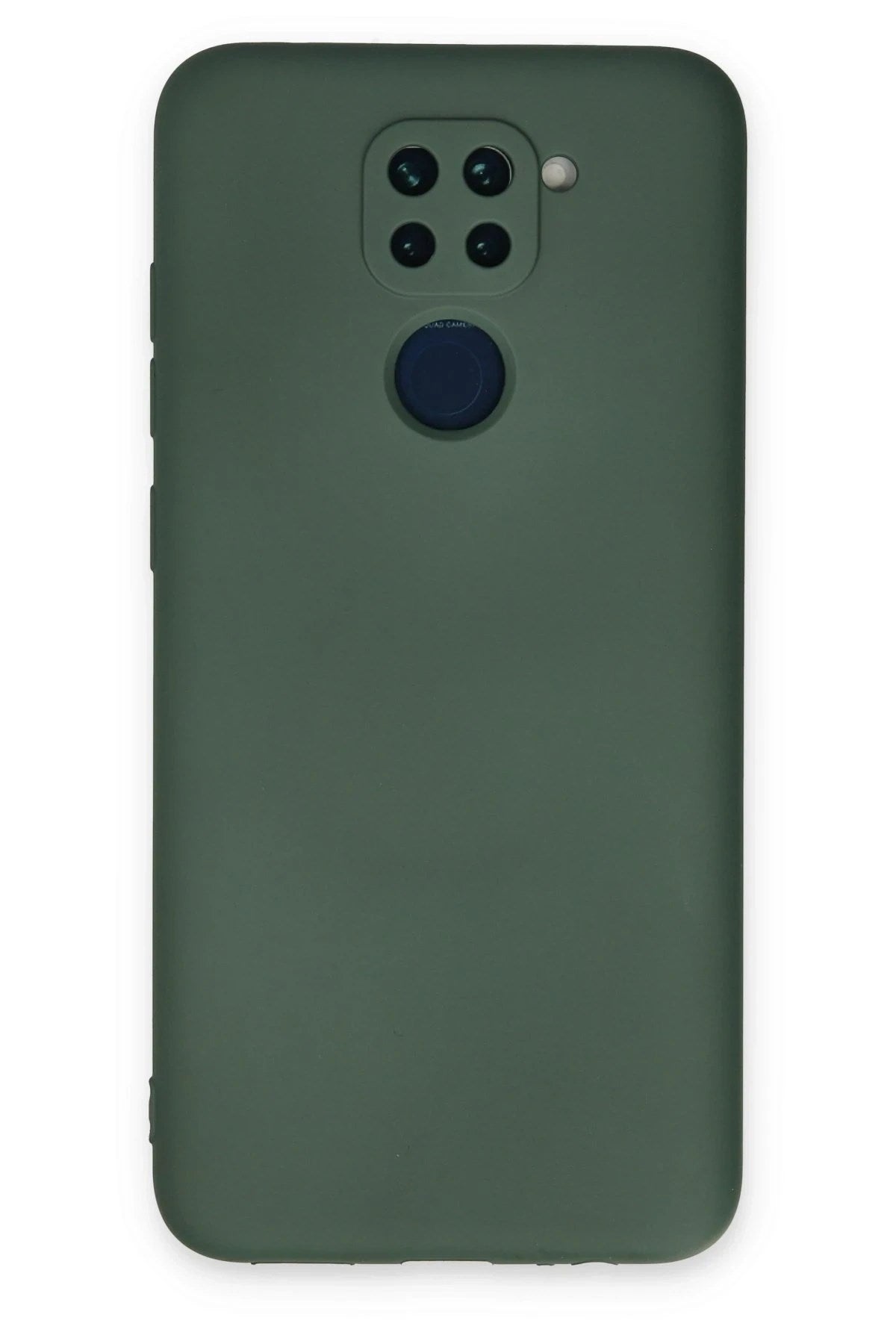 Mey İthalat® Redmi Note 9 Kılıf Nano içi Kadife Silikon - Koyu Yeşil