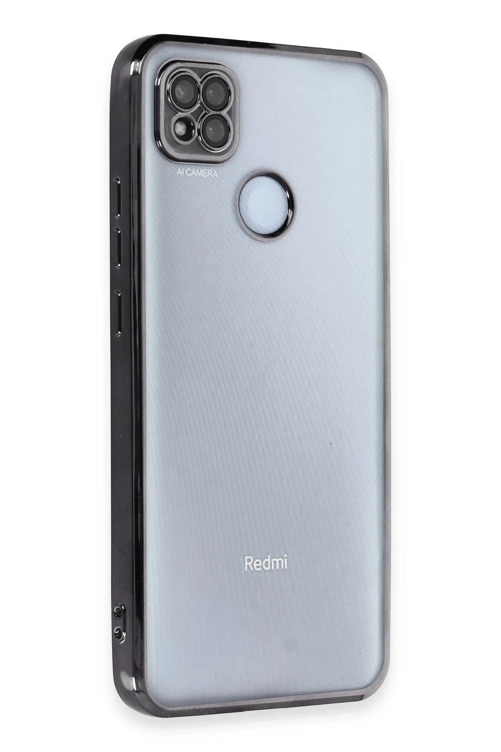 Mey İthalat® Redmi 9C Kılıf Lensli Silikon - Siyah