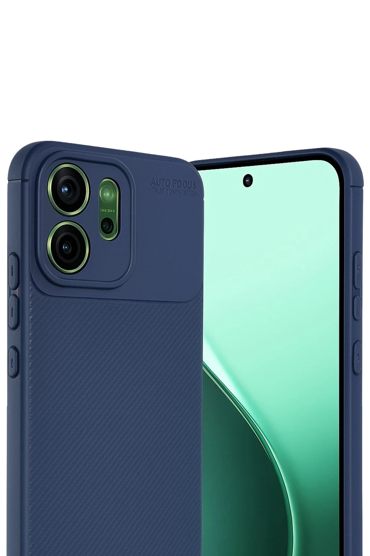 Mey İthalat® Reno 14 Auto Focus Karbon Kapak - Lacivert