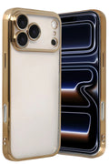 Mey İthalat® iPhone 17 Pro Lensli Silikon - Gold