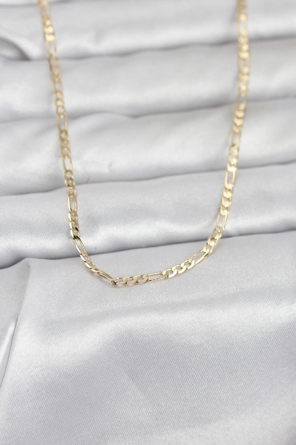 Mey İthalat® CM 14K Gold Renk İnce Kuşgözü Zincir Model 60 cm Kadın Kolye