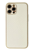 Mey İthalat® iPhone 12 Pro Kılıf Coco Karbon Silikon - Beyaz