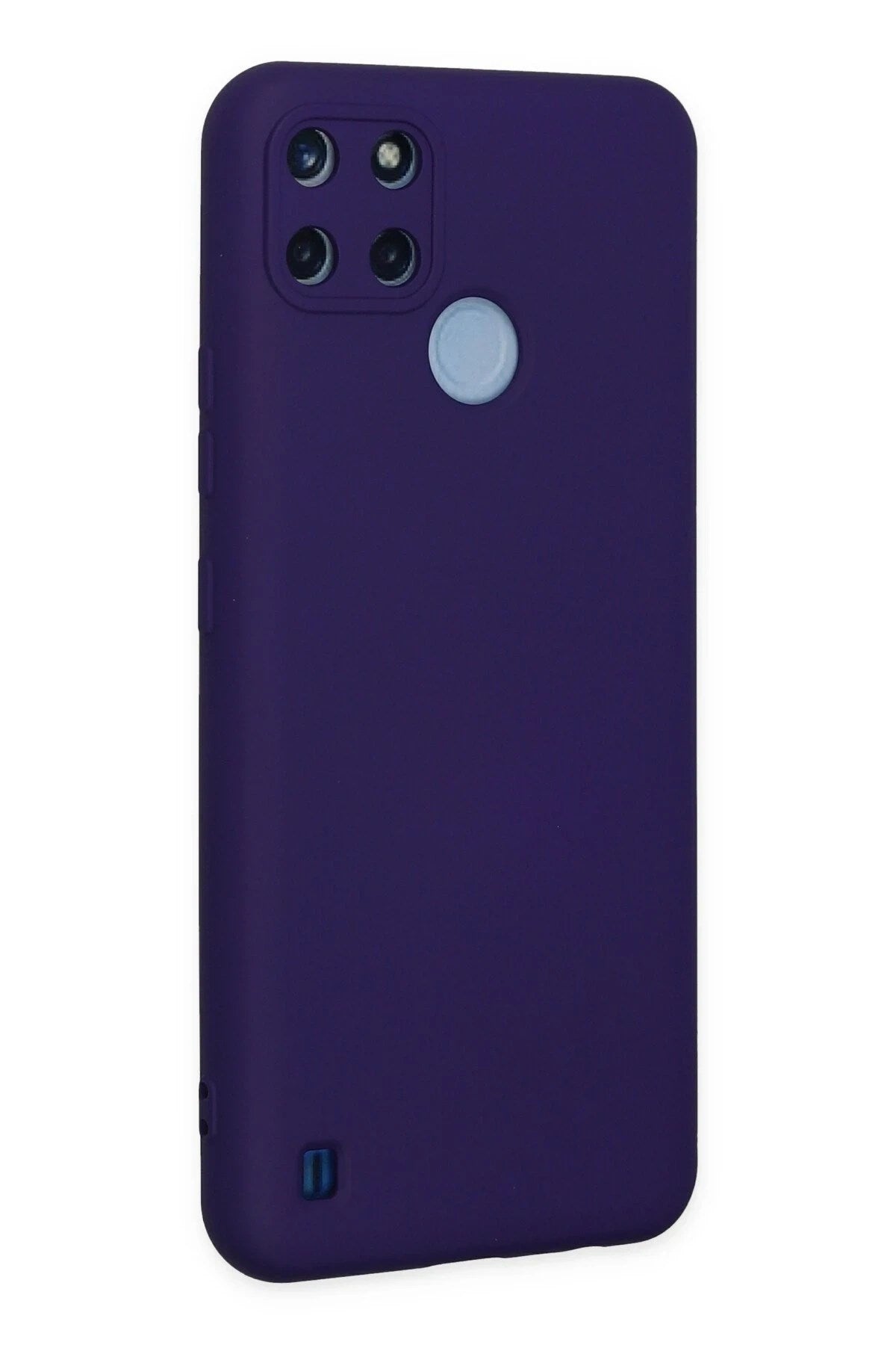 Mey İthalat® Realme C25Y Kılıf Nano içi Kadife Silikon - Mor