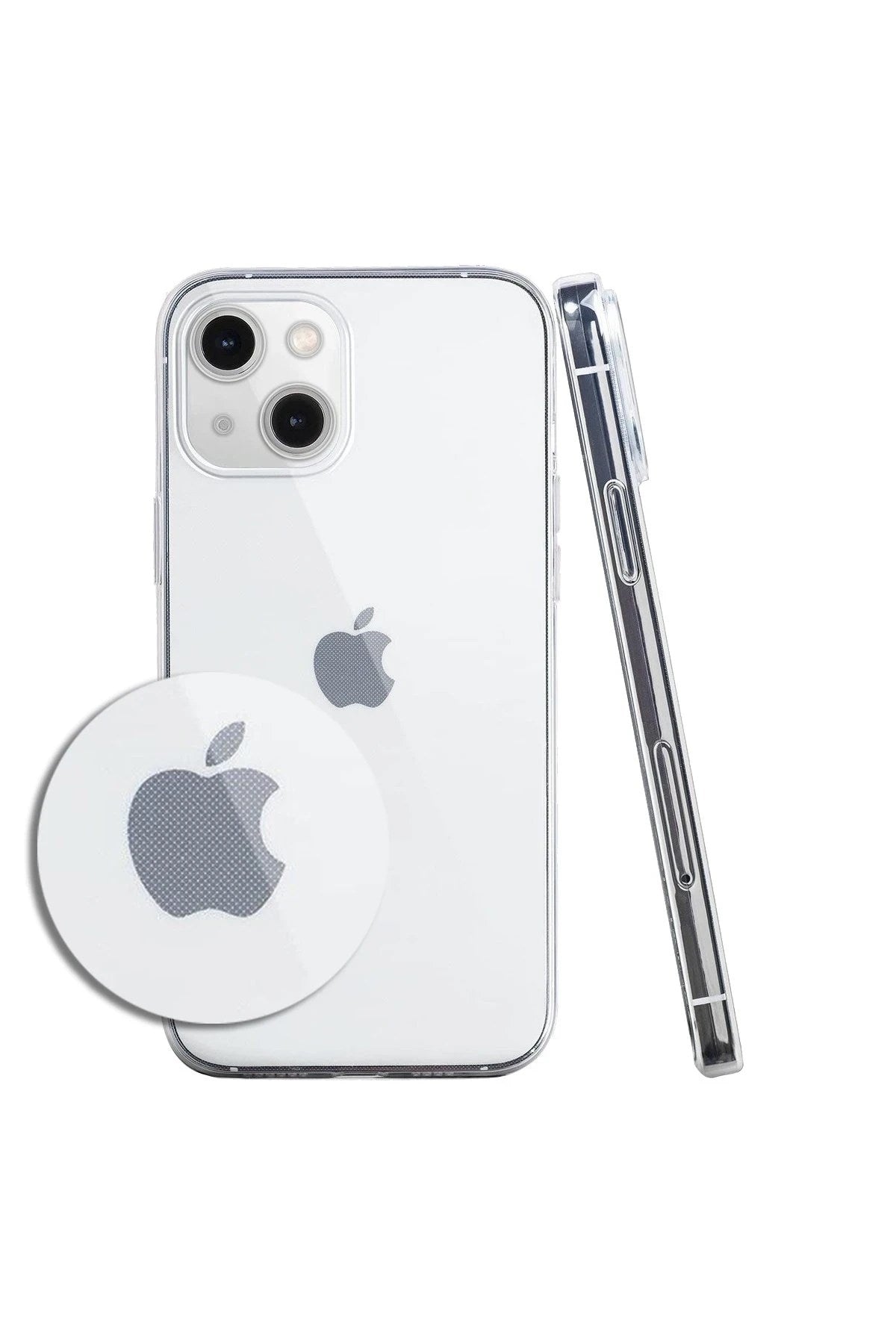 Mey İthalat® iPhone 14 Kılıf Lüx Şeffaf Silikon