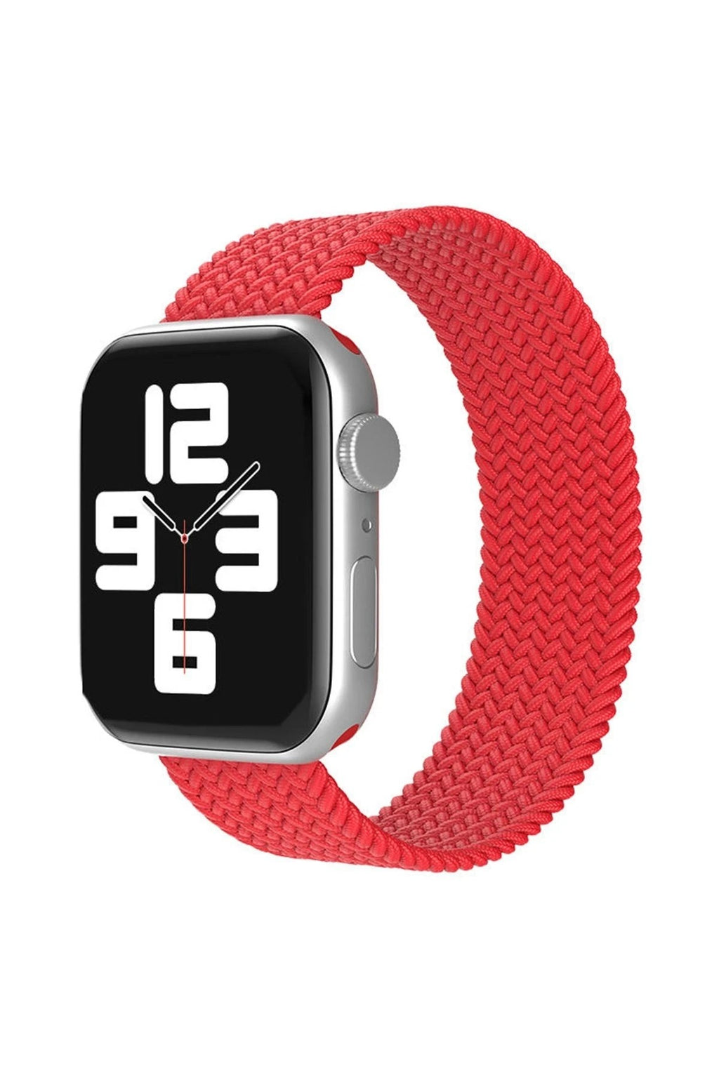 Mey İthalat® Watch 38mm Ayarlı Solo Silikon Kordon - Kırmızı