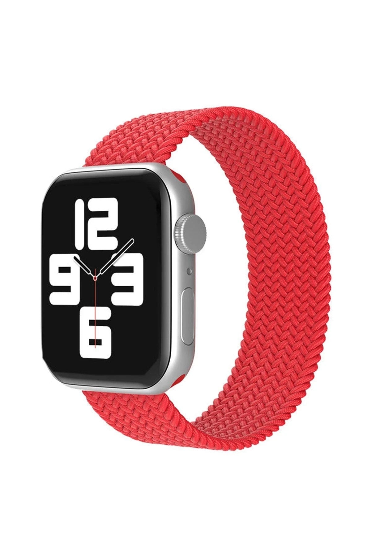 Mey İthalat® Watch 38mm Ayarlı Solo Silikon Kordon - Kırmızı