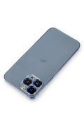 Mey İthalat® iPhone 12 Pro Metal Kamera Lens Koruma Cam - Mavi