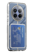 Mey İthalat® Realme 12 Pro Kılıf Kart Şeffaf Silikon - Şeffaf