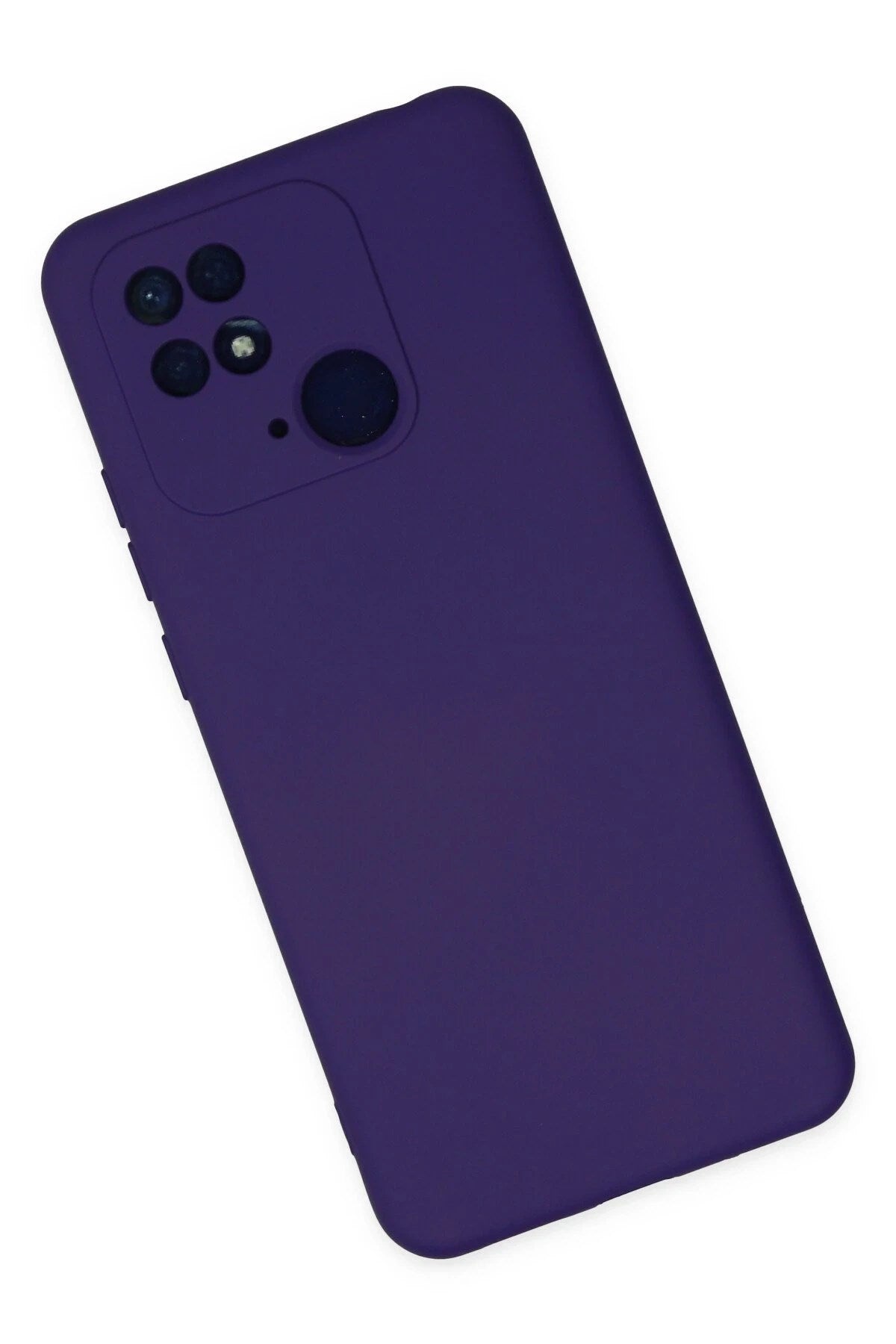 Mey İthalat® Redmi 10C Kılıf Nano içi Kadife Silikon - Mor