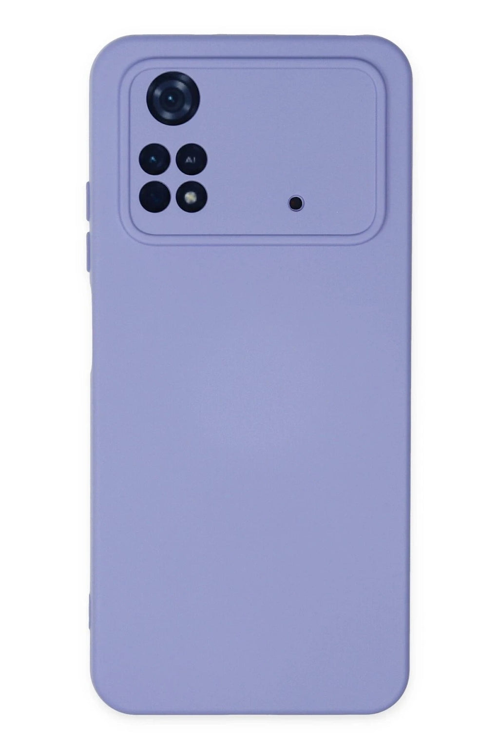 Mey İthalat® Poco M4 Pro 4G Kılıf Nano içi Kadife Silikon - Lila